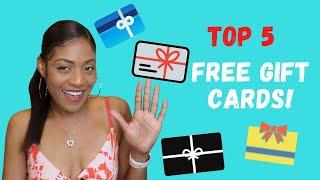   MY 5 FAVORITE WAYS TO GET FREE GIFT CARDS! 