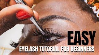 HOW TO APPLY FALSE EYELASHES  | Terrie Berrie