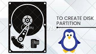 To create a partition using fdisk.