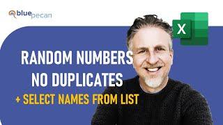 Unique Random Number Generator in Excel - No Duplicates | Randomly Select Names in Excel