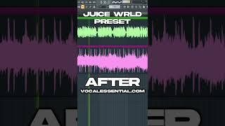 Juice WRLD's Raw vs. Mixed Vocals - Preset in Bio