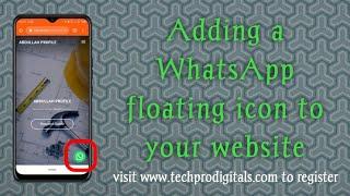 Adding WhatsApp Floating Icon