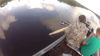 Bream fishing on Emajõgi, Estonia