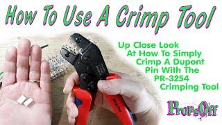 How To Crimp A JST-XH Pin | PR-3254/SN-28B Crimping Tutorial for Dupont Pins And Connectors