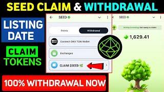 Seed Airdrop Claim And Withdraw | Seed Go To Seed Verse | Seed Airdrop Claim