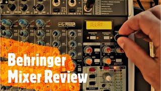 Behringer XENYX QX1204USB PA Mixer Quick Review and Sound Demo