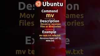 How to move or rename file in Ubuntu server