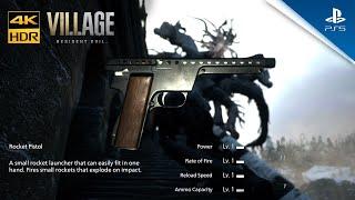 Resident Evil Village Gun Review Rocket Pistol 4K HDR