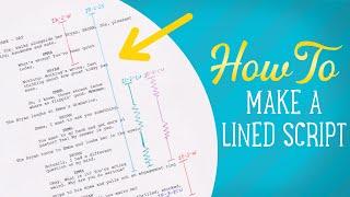 How To Make A Lined Script