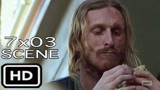 The Walking Dead 7x03 "Opening Scene" Dwight Making Sandwich Season 7 Episode 3