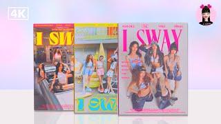 Unboxing (G)I-DLE - [I SWAY] 7th Mini Album 3 Version SET