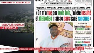 TITROLOGUE 21 JUILLET 2023 : Mamadou Koné "on m'a tué par 3 fois "