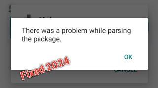 There was a problem while parsing the package problem fix 2024