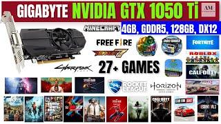 GIGABYTE GEFORCE GTX 1050Ti, 4GB, GDDR5, 128BIT, DX12, GAMEPLAY, BENCHMARK