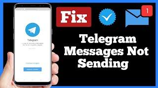 How to fix telegram Messages not Sending | telegram message not sent problem solve
