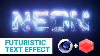 Creating a Futuristic Neon Text Animation in Cinema 4D