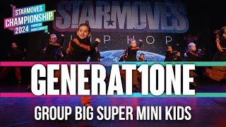 generat1onE [1st place] | Group Big Super Mini Kids | Starmoves Championship 2024