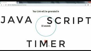 Make Timer Using JavaScript