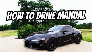 GR SUPRA!  HOW TO DRIVE MANUAL IN A NEW SUPRA!?