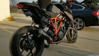 KTM 1290 SuperDuke R Remus exhaust vs SC Project  exhaust