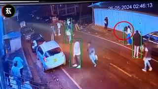 CCTV Footage Shows Moment US Embassy Worker Was Shot