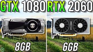 GTX 1080 vs RTX 2060 6GB Tested in 2023