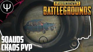 PLAYERUNKNOWN'S BATTLEGROUNDS — Squads Chaos PvP Gameplay!