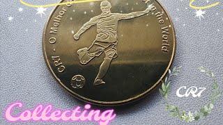 Коллекционные монеты. Cristiano Ronaldo CR7 #нумизматика #монеты #коллекционирование
