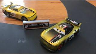 Disney Cars NASCAR Metallic Carstin "Ace" Dillon Review (Sidewall Shine Next-Gen #3)