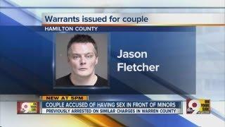 Couple accused of having sex in front of minors