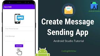 How to Send text message from android app | sms sending app for android  |  SmsManager