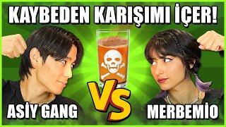 Doğru İçeceği Tahmin Et! | CEZALI OYUN​ @Merbemio vs @asiygang​