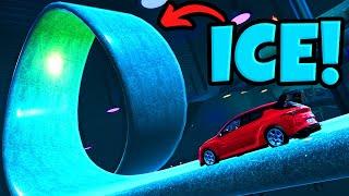 Testing Cars VS Impossible ICE Stunts in BeamNG Drive Mods!