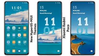 3 New HyperOS-MIUI Themes for Xiaomi,Redmi,Poco | 3 Best HyperOS-MIUI Themes