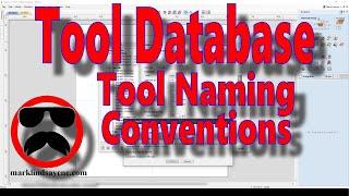 The Vectric Tool Database – Tool Naming Conventions