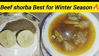 Easy Beef Shorba Recipe by MAK FOOD l Shorba for Winter season l Body Pain Relief Shorba Recipe