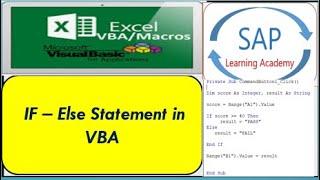 How to write IF - Else Statement in VBA | IF - Else in Excel | Programming using IF - Else in Excel