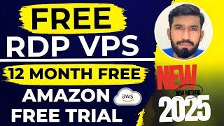 How to Create AWS Free Trial Account in 2025 Hindi – Easy Steps! | New Method Aws Window RDP VPS