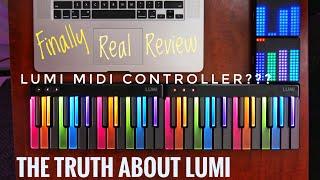 ROLI LUMI Keys as a Midi CONTROLLER?? REAL REVIEW