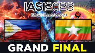 GRAND FINAL !! PHILIPPINES vs MYANMAR - IESF ASIA 2023 RIYADH DOTA 2