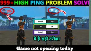 Free Fire Max Not opening today || network connection error || Ping high issue || End of garena ff