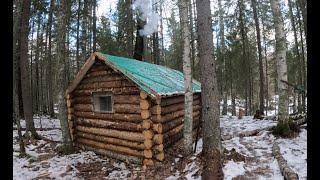 Промысловая охота на куницу. Быт у избушки. Открытие путика...