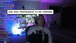 xQc says Adept was Pretending to be Married in Front of The Police