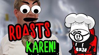 Gordon Ramsay ROASTS KAREN calling her a GIRAFFE! (Hell's Kitchen Best Moments)