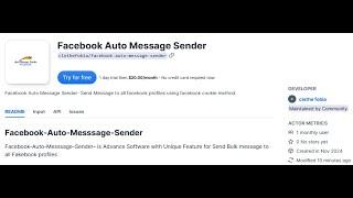 Facebook auto message sender