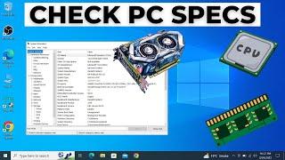 How to Check PC Specs on Windows 10 2024