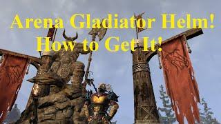 ESO Arena Gladiator Helm! How to Get the Arena Gladiator Proofs to Aquire This Helmet!