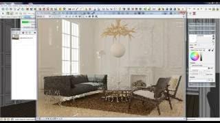 VRAY FOR SKETCHUP - WHITE BLANCE EDITTING