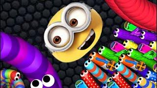 Slither.io CODE - MINION SKIN - SPECIAL SKIN GAMEPLAY -  WORLD RECORD Unlimited Length