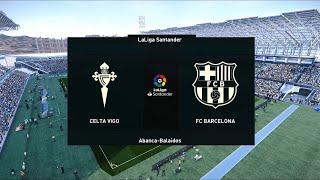 Celta Vigo vs Barcelona | Estadio Balaídos | 2021-22 La Liga | PES 2021